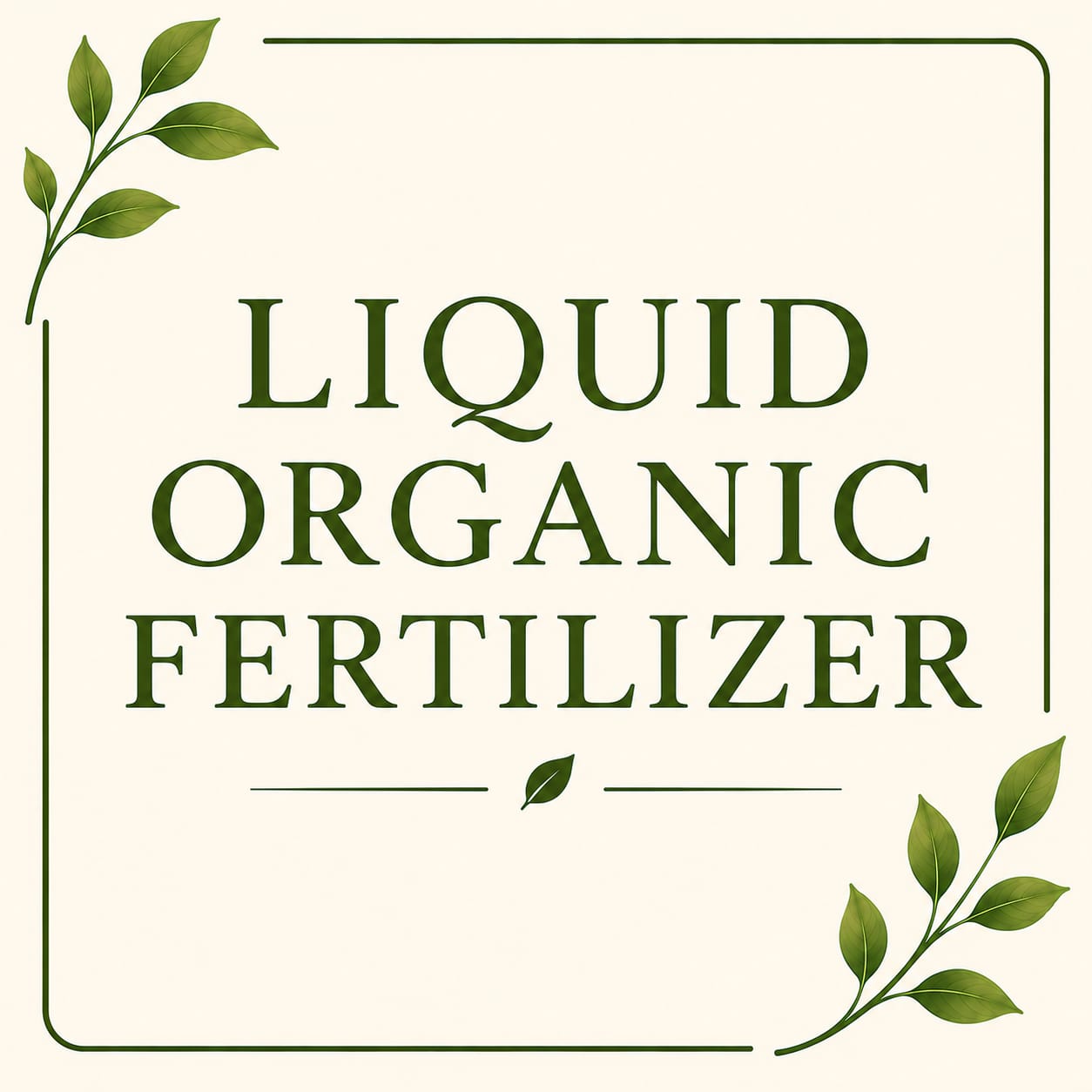 LIQUIDE ORGANIC FERTLIZER
